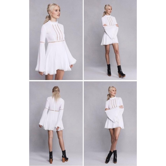 ❌SOLD❌ For Love & Lemons Willow Bell Sleeve Dress - Picture 3 of 8